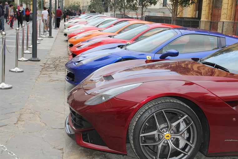 Ferrari Car Show at Beirut Souks